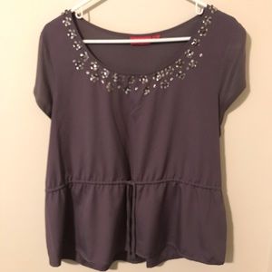 Elle Peplum Blouse